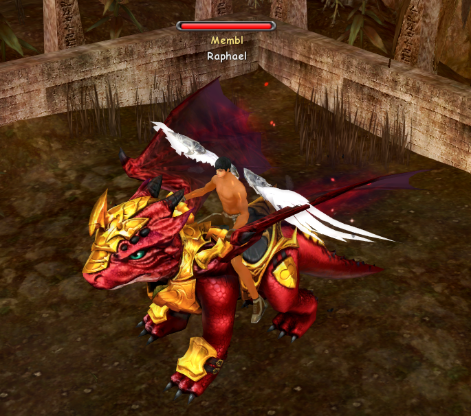 Красный рыцарский дракон