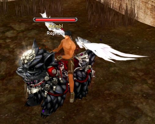 Мифический лев черный