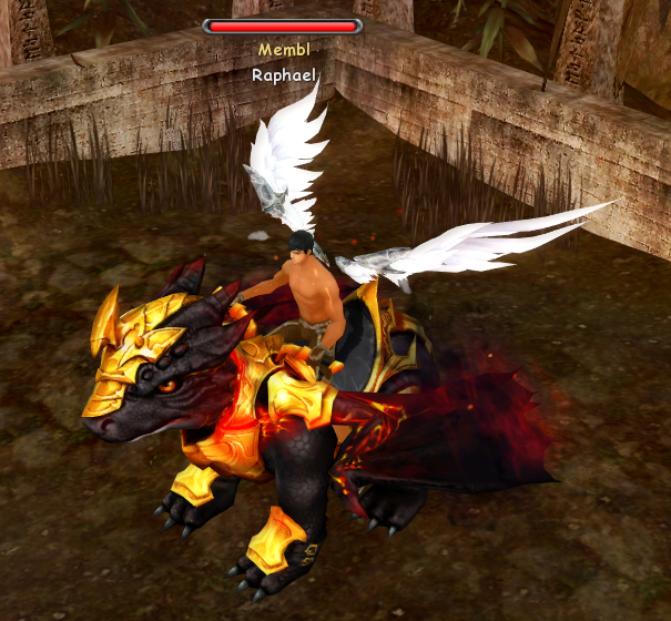 Черный рыцарский дракон